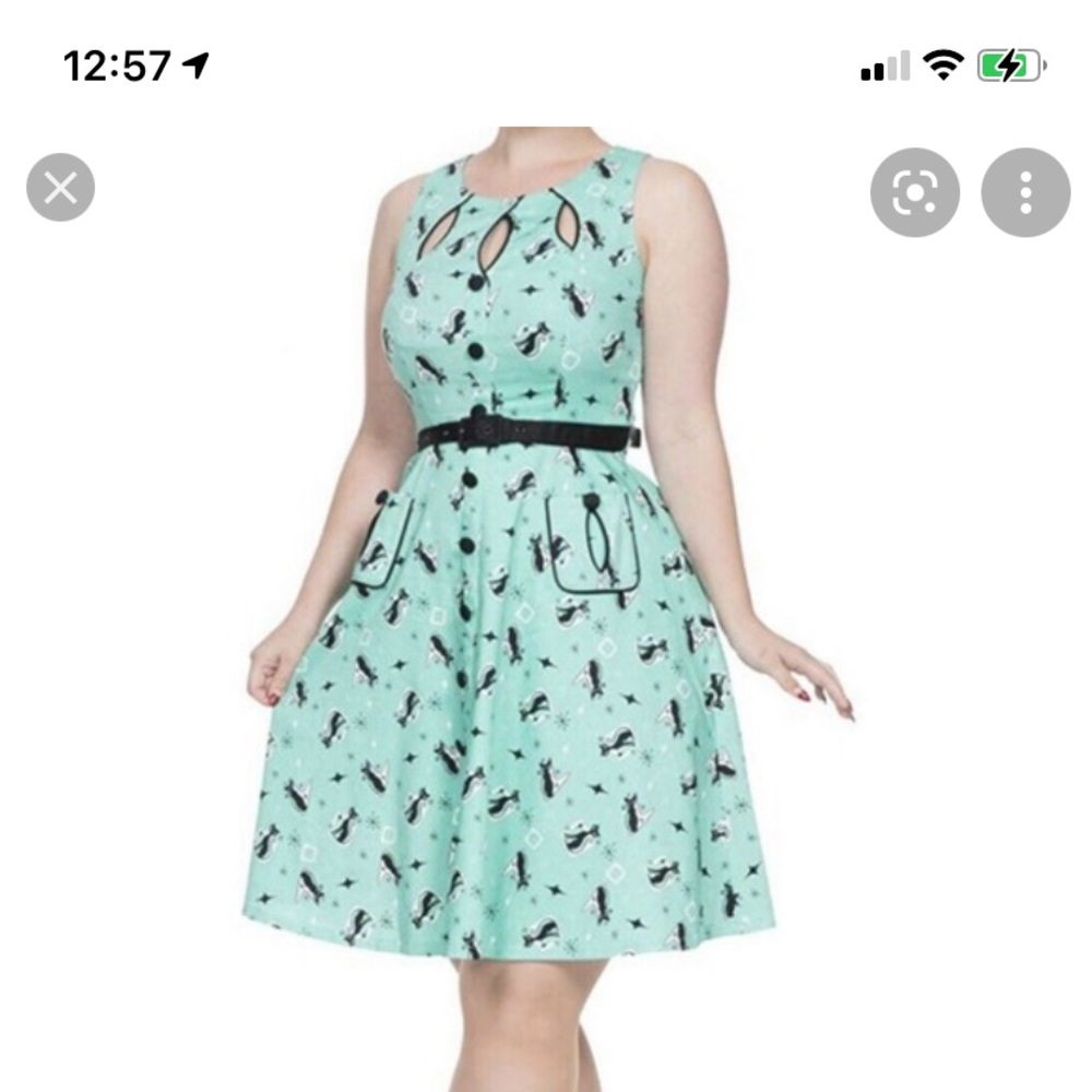Cute green dress